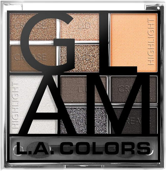 L.A. COLORS Color Block Eyeshadow, Glam CES137B-Velvo Beauty
