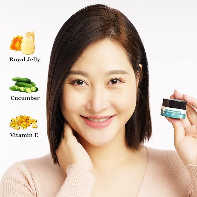 Eye Cream with Fermented Royal Jelly Extract (0.7oz)-Velvo Beauty