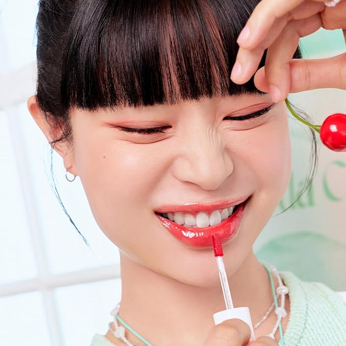 Peripera Ink Mood Glowy Tint, Korean Lip Tint, Naturally Moisturizing, Lightweight, Glow-Boosting, Long-Lasting, Comfortable, Non-Sticky, Mask Friendly, No White Film, K Beauty (024 CORAL PRIDE)-Velvo Beauty