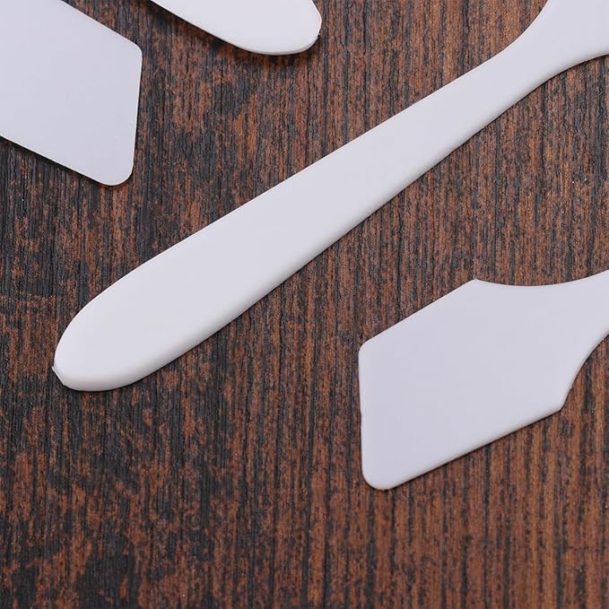 100pcs Face Cream Scoop Makeup Scoop Makeup Spoon Cosmetic Scoop Cosmetic Spatula Face Mask Scoop Face Cream Spatula-Velvo Beauty