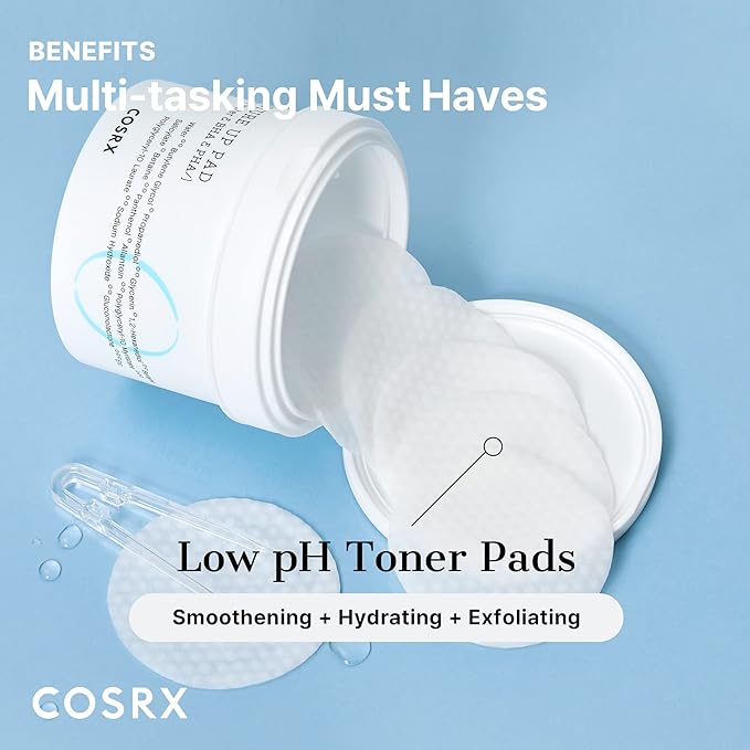 COSRX Propolis Toner Pads 70 Sheets, BHA, Gentle Daily Exfoliant for Sensitive Skin, Preventing Breakouts, Moisturizing, Nourishing, Blemish Care, Korean Skin Care-Velvo Beauty