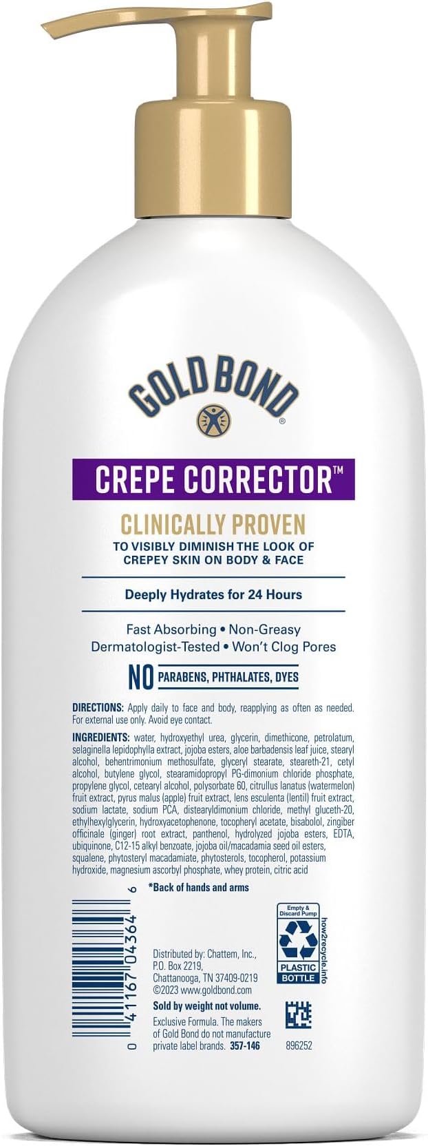 Gold Bond Age Renew Crepe Corrector Body Lotion, Replenishing & Smoothing Formula, 13 oz (Packaging May Vary)-Velvo Beauty