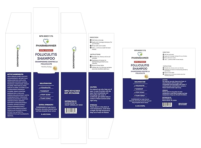 Anti-Fungal Shampoo for Folliculitis, Seborrheic Dermatitis, Scalp Psoriasis - Relieves Itchy & Dry Scalp-Velvo Beauty