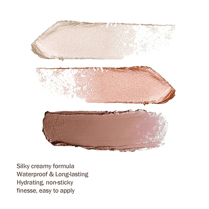 Boobeen Blush Stick Highlighter Makeup Stick Matte Contour Stick, Lightweight Cheek Blush Cream Shimmer Contouring Stick, Waterproof Multi Stick for All Skin Smooth & Natural-Velvo Beauty