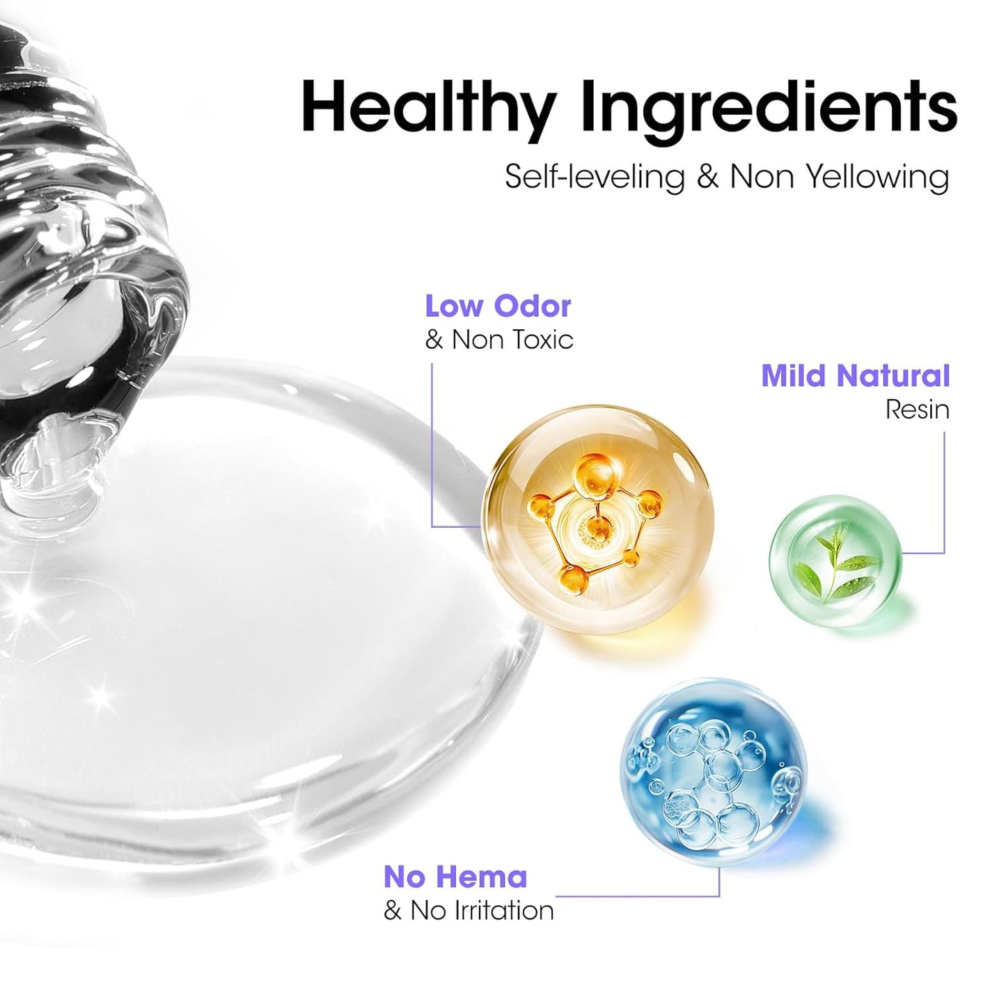 GELLEN 20ML Blooming Gel, Hema Free Blooming Gel Nail Polish, Soak off Clear UV LED Blossom Nail Gel for Spreading Effect, Marble Watercolor Floral Nail Art Design, DIY Manicure Gift for Women-Velvo Beauty