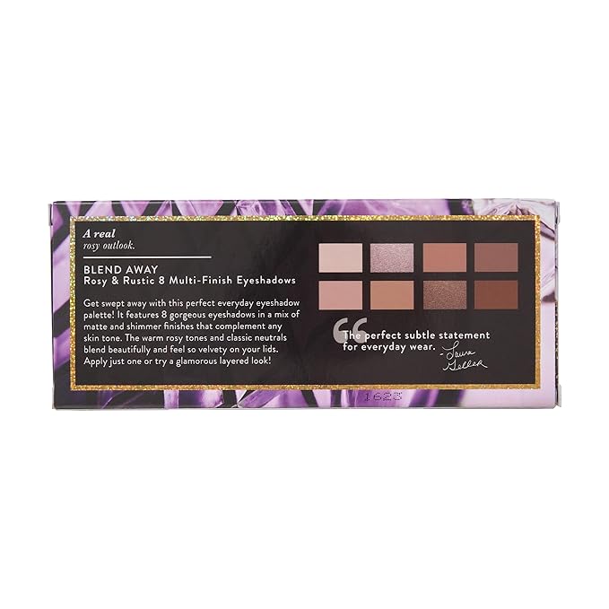 LAURA GELLER NEW YORK Blend Away Rosy & Rustic 8 Multi-Finish Eyeshadows-Velvo Beauty