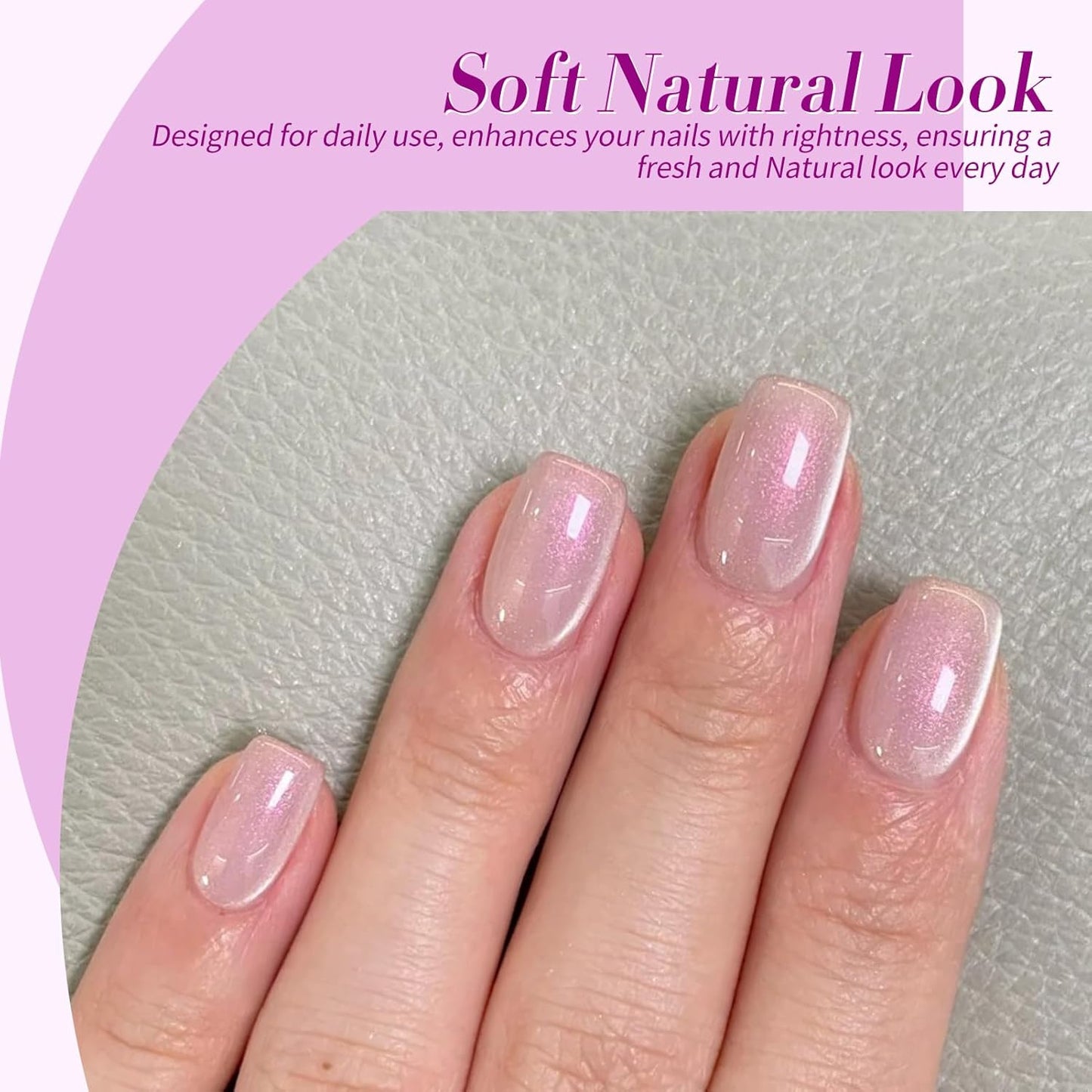 BORN PRETTY Jelly Purple Gel Nail Polish Transparent Sheer Pink Grape Purple Shimmer Glitter Jelly Gel Polsih Nail Art Manicure DIY at Home 6PCS-Velvo Beauty