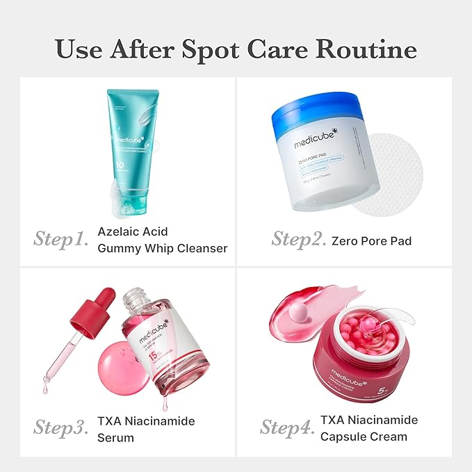 medicube Azelaic Acid Gummy Whip Cleanser | Cleansing Foam For Troubled Skin | Use After Spot Care & Excess Sebum Control | Niacinamide, Glycerin | Soothing, Pore Cleansing Face Wash | Korean Skincare-Velvo Beauty