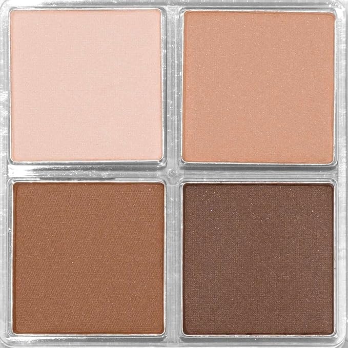 Palladio Eyeshadow Quads, Velvety Pigmented Blendable Matte, Metallic & Shimmer Finishes, Creamy Formula, Four Way Quad Eye Shadow Palette, Talc-Free (Classy)-Velvo Beauty