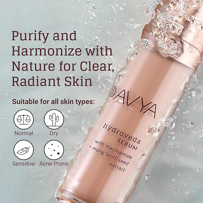 AVYA Hydroveda Restoring Vitamin C Face Serum - Revitalizes & Repairs Skin Tone and Texture/Helps Heal Facial Blemishes, Scars, and Imperfections (1oz)-Velvo Beauty