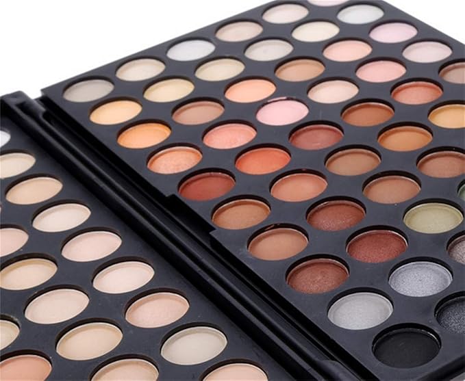 Pro 120 Colors Shimmer and Matte Eyeshadow Palette Glittering Eye Shadow Makeup Palette Eyes Cosmetic Contouring Kit #4 - Ideal for Professional and Daily Use-Velvo Beauty