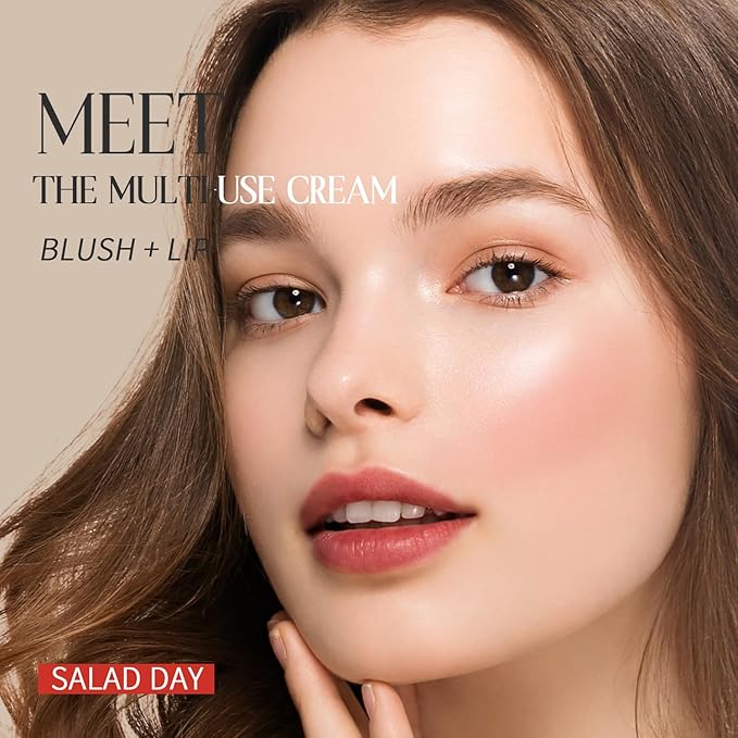 Blush Stick, Cream Blush for Cheeks and Lip Tint, Dewy Finish, Buildable & Blendable Color, Lightweight & Long-Lasting Formula | Coral,0.53fl.Oz-Velvo Beauty
