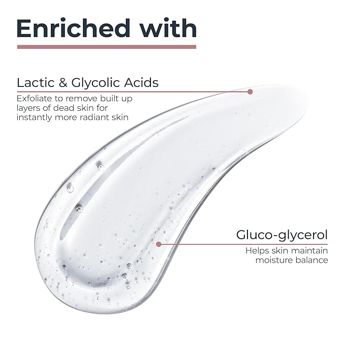 Eucerin Radiant Tone Face Cleanser Gel with 2% Exfoliating AHA Complex, Gentle Face Wash Improves Skin Clarity and Boosts Radiance, All Skin Types, 6.8 Fl Oz Bottle-Velvo Beauty