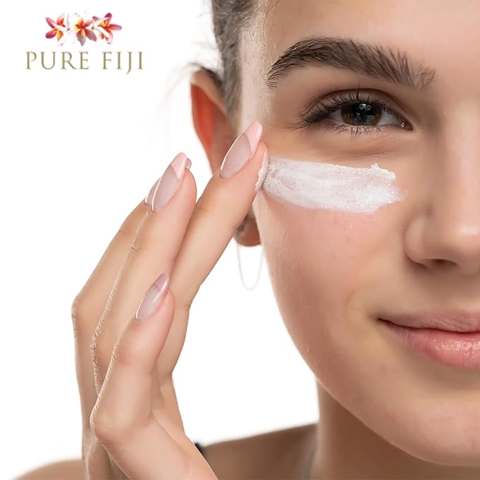 PURE FIJI Eye Cream Vitamin C Brightening Eye Cream, Under Eye Cream for Wrinkles and Bags, Under Eye Cream For Dark Circles, Smoothing & Anti-Aging Skincare (0.5oz/15ml)-Velvo Beauty