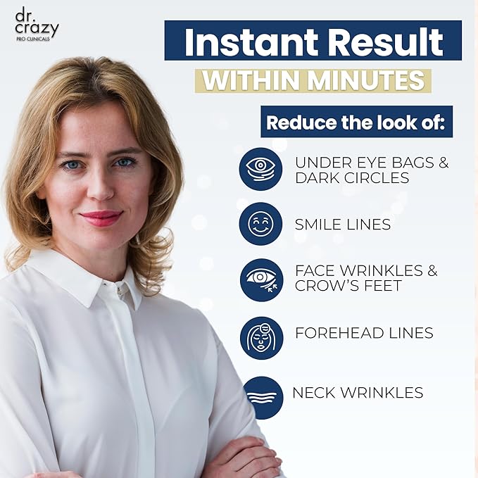 Bag Buster Eye Cream | Instant Reduction | Rapid Eye and Face Lift | Anti-Aging | instantly Reduces, Wrinkles, Dark Circles, Fine Lines, Under Eye Bags | Powdery Residue Or Flakes Free Formula | 10ml-Velvo Beauty