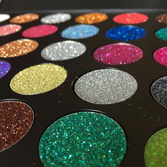 Glitter Eyeshadow New 35 Color Sequin Natural Professional Makeup Palette Mixing-Velvo Beauty