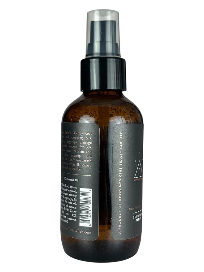 Rain Replenishing Oil Cleanser - Deeply Hydrating Oils - Wash, Clear, & Nourish your Face - Skincare for Women and Men (4 oz)-Velvo Beauty