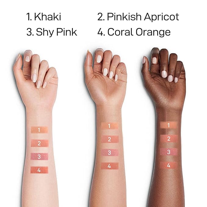 Face Blush for Cheeks Waterproof Smooth Creamy Formula, Matte Finish Buildable Lightweight Cream Blush Balm Create a Natural, Long Lasting Makeup Brightens Facial Radiance (Pinkish Apricot)-Velvo Beauty