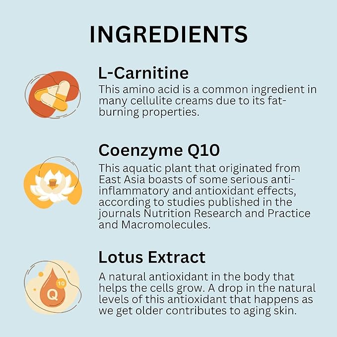 Life's Butter Anti-Cellulite Cream with L-Carnitine, Coenzyme Q10 | Skin Smoothening Natural Product | Fights Cellulite and Stretch Marks | 6 fl oz (Scent-Free) + Dry Brush-Velvo Beauty