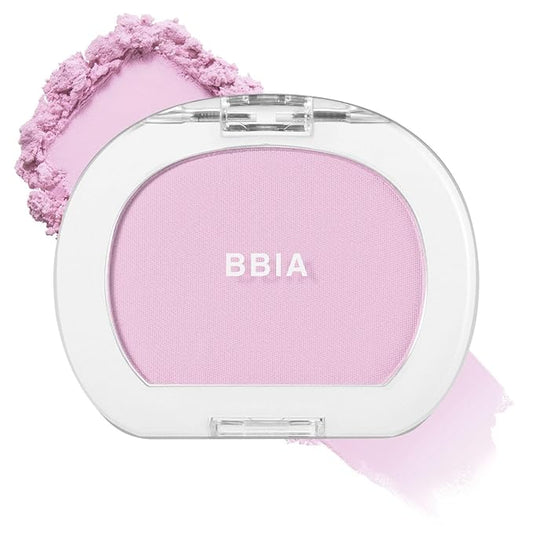 BBIA Last Blush NEW 15 Colors - Cheek Blush Shaping Shading Contour & Highlight Long-Lasting Matte Finish Natural Shades Buildable & Blendable Daily Korean Face Makeup (05 LAVENDER, Pack of 1)-Velvo Beauty