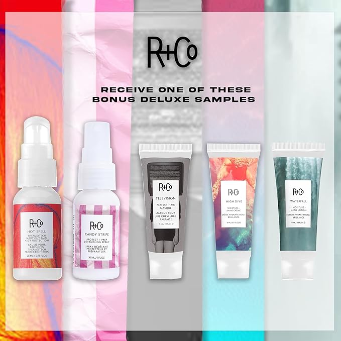 R+Co Dallas Biotin Hair Thickening Shampoo and Conditioner Set (8.5 Oz) + Deluxe Sample (.5 Oz) | For Hair Growth | Sulfate-Free | Vegan + Cruelty-Free |-Velvo Beauty
