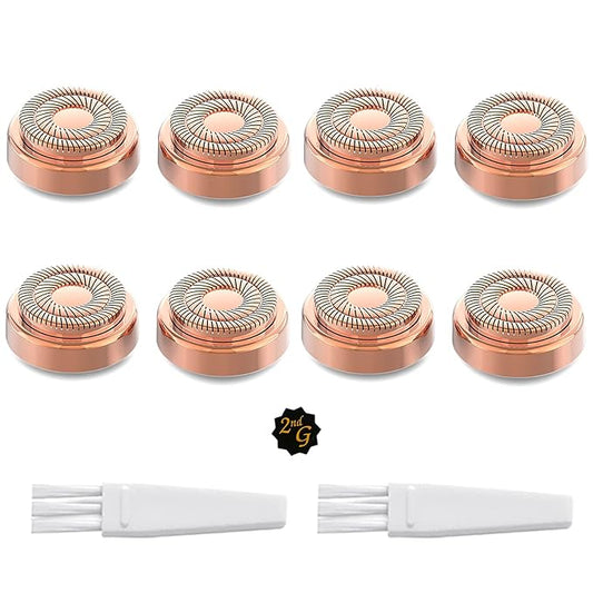 tuokiy Replacement Heads for Flawless Finishing Touch Facial Hair Removal Tool for Women. Just fit Gen 2 Hair Removal Device-Velvo Beauty