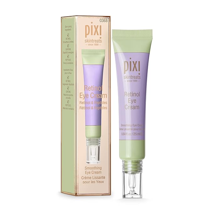 Pixi Beauty Retinol Eye Cream 25 ml | Sootuhing Eye Cream | Retinol Helps Smooth & Refine Delicate Eye Area | Peptides Help Minimize Fine Lines | 0.84 Fl Oz-Velvo Beauty