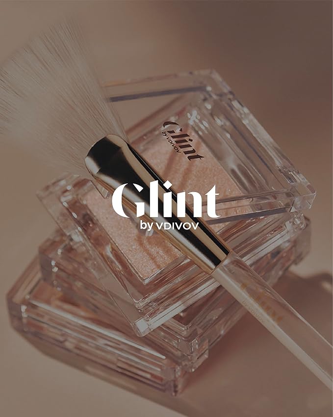 Glint Dewy Highlighter (Milky Moon, 0.17oz) - Luminous Glow, Infused with Micropearls, Shiny Illuminator. Rich Pigment & Silky Touch, Korean Makeup.-Velvo Beauty