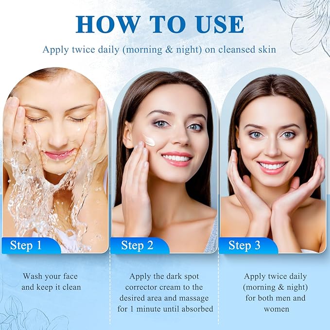 Dark Spot Remover for Face and Body, Dark Spot Corrector, Age Spot Sun Spot Freckles Dark Spot Remover, Melasma Treatment for Face, Advanced Skin Care Cream for Women and Men (1.7 Fl Oz)-Velvo Beauty
