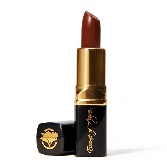 Essence Of Argan Dark Brown Lipstick for Cracked & Dry Lips - 100% Organic Argan & Jojoba Oil, Shea Butter & Aloe Vera - Hydrating & Deep Moisturizing Chocolate Brown Long Lasting Lipstick for Women-Velvo Beauty