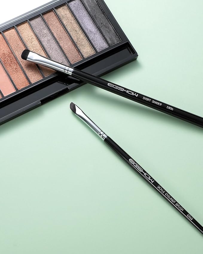 EIGSHOW Eyeshadow Smudge Brush & Eyeliner Brush, High-End Precision Eye Makeup Tools for Blending Cat Eye, Winged Liner (E865&E806)-Velvo Beauty