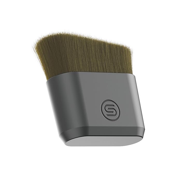 SONN Self Tanner Brushes - Body and Face Kabuki Brush Applicator for Fake Tan, Lotion, Makeup, and Sunscreen, Back Applicator for Sunless Tanner and cream (Face Brush)-Velvo Beauty