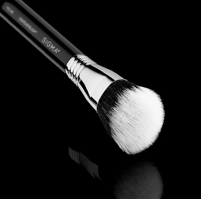Sigma Beauty F53 Air Contour and Blush Brush – Angled Makeup Brush for Blush & Bronzer, Perfect for Sheer to Medium Coverage, Professional, Streak-Free Application (1 Brush)-Velvo Beauty