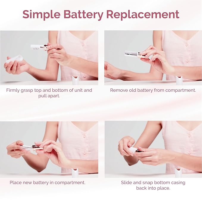 Finishing Touch Flawless Women's Painless Hair Remover, Parisian Blue, 1 Count-Velvo Beauty