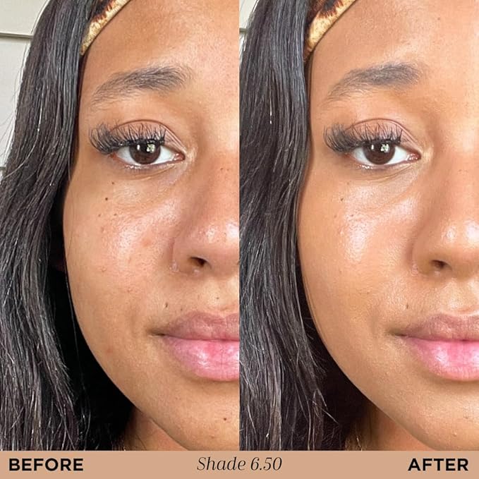 HALEYS Re-form Luminous Skin Foundation, VEGAN + CRUELTY-FREE, Blurs, Conceals, Blendable, Buildable Med-to-Full Coverage, Weightless, Oil-free, All-Day Wear, Hyaluronic Acid, All skin types (7.25)-Velvo Beauty