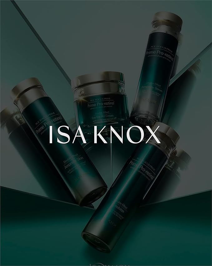 ISA KNOX AGE FOCUS PRIME Double Effect Emulsion by LG Beauty, PRIME Wrinkle For All Serum & PRIME Eye For All Cream - Korean Skin Care, Daytime Retinol (177 ml/5.99 fl oz)-Velvo Beauty