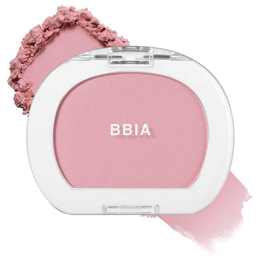 BBIA Last Blush NEW 15 Colors - Cheek Blush Shaping Shading Contour & Highlight Long-Lasting Matte Finish Natural Shades Buildable & Blendable Daily Korean Face Makeup (04 MUTE DAHLIA, Pack of 1)-Velvo Beauty