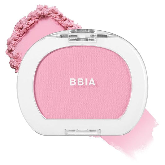 BBIA Last Blush NEW 15 Colors - Cheek Blush Shaping Shading Contour & Highlight Long-Lasting Matte Finish Natural Shades Buildable & Blendable Daily Korean Face Makeup (07 LISIANTHUS, Pack of 1)-Velvo Beauty