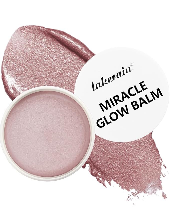 Multi Glow Balm,Miracle Glow Balm Tinted Face Creamy Blush for Women Cheek Lip Eye,Hydrating Lightweight & Blendable Color,Shimmer Blusher Facial Makeup,Mother's Day Gift for Women Girl-01Natural-Velvo Beauty