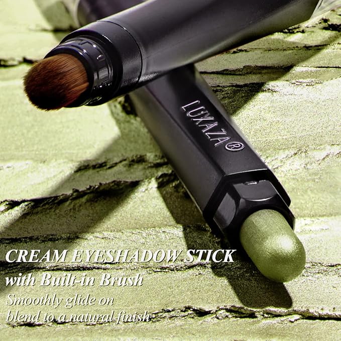 Neutral Eyeshadow Stick Makeup Set, Metallic Shimmer Matte Cream Eye Shadow Eyeliner Brightener Pencil Crayon - Classic 6PCS A007-Velvo Beauty