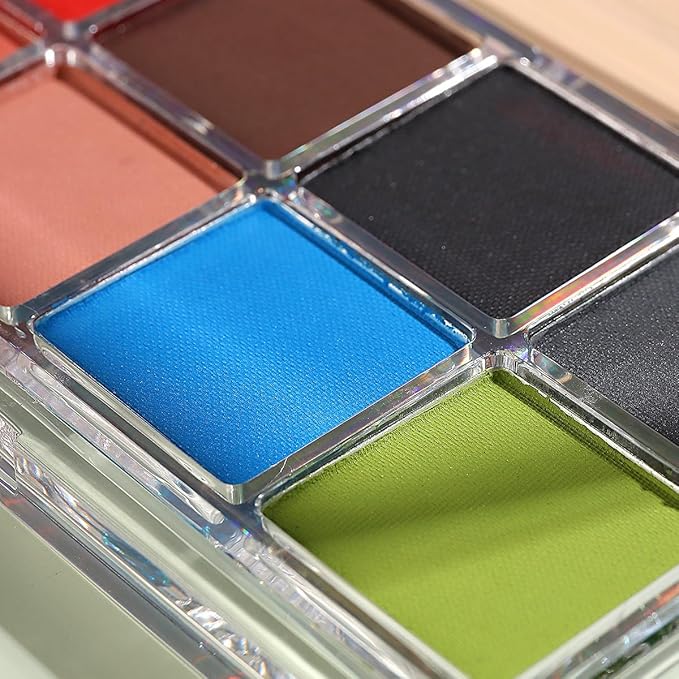 10 Colors Solid Neon Phosphor Nail Powder Set Fluorescent Gradient Iridescent Pigment Powder Glitter Dust Kit for Gel Polish Nail Art Decorations-Velvo Beauty