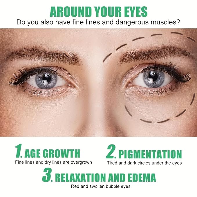 Caffeine Eye Cream for Puffiness and Bags Under Eyes Daily Anti-Wrinkle Cream Collagen Eye Cream Day and Night Peptide Eye Cream Reduce The Look Of Aging Line Smoothing Skin Care 1.7 FL OZ,1 Pack-Velvo Beauty