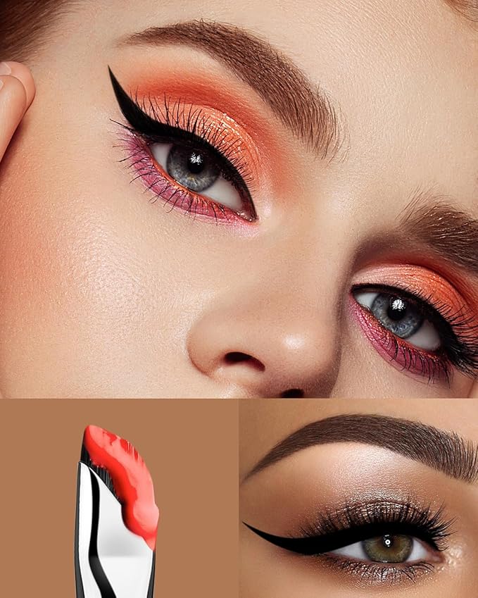EIGSHOW Eyeshadow Smudge Brush & Eyeliner Brush, High-End Precision Eye Makeup Tools for Blending Cat Eye, Winged Liner (E865&E806)-Velvo Beauty