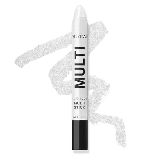 wet n wild Color Icon Cream Eyeliner Eyeshadow Multi-Stick, Moisturizing, Nourishing Velvety Cream-to-Powder Buildable & Blendable Formula, Cruelty-Free & Vegan - Snowy Skies-Velvo Beauty