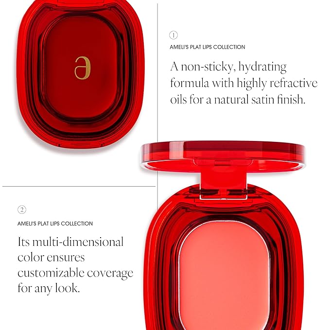 PLAT LIPS 917 APRICOT CHEESE, Lip & Cheek, Lightweight, Naturally Dewy+ Glowy Finish, Blendable & Buildable Formula (1.2g, 0.003 oz.)-Velvo Beauty