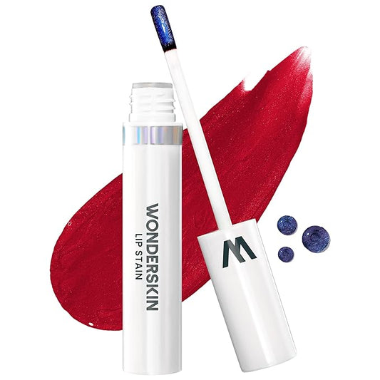 Wonderskin Wonder Blading All Day Lip Stain Peel Off Masque - Long Lasting, Waterproof and Transfer Proof Red Lip Tint, Matte Finish Peel Off Makeup (Divine Masque)-Velvo Beauty