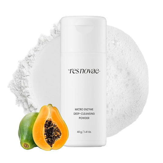 Enzyme Cleansing Powder – 40g (1.41 oz) – Purifies Pores, Removes Blackheads & Whiteheads, With Papain Enzyme for Smooth & Clear Skin | Low pH, Non-Irritating, For Sensitive Skin-Velvo Beauty