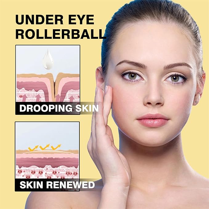 Time Eraser Rollerball Castor Oil and Frankincense, Time Eraser Rollerball, Castor Oil and Frankincense Eye Roller for Reducing Dark Circles and Bags Under Eyes-Velvo Beauty