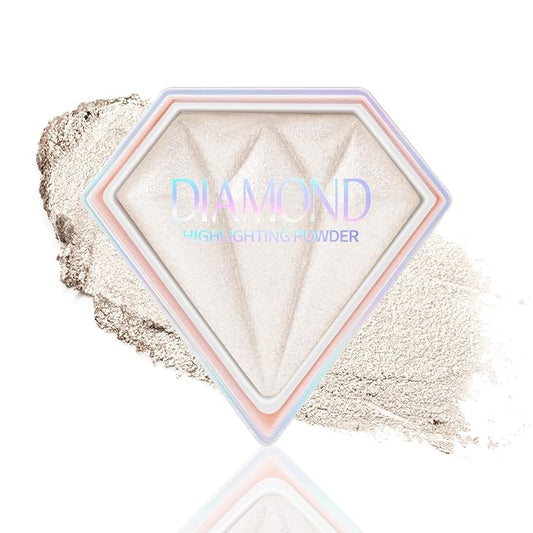 Boobeen Highlighter Makeup Palette, Baked Highlighter Bronzer Powder Palette, Shimmer Illuminator Contour Highlighter Powder for Face, Pearl Shine Shades Waterproof Long Lasting-Velvo Beauty