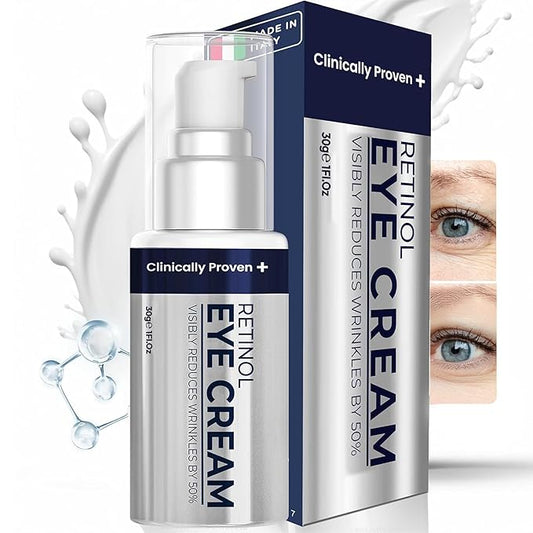 Retinol Eye Cream for Puffiness and Bags Under Eyes | Anti-Aging, Wrinkles & Fine Lines Treatment | Eye Cream for Wrinkles w/Advanced Tightening & Firming Formula | Eye Cream Anti Aging-Velvo Beauty